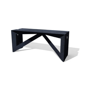 Sitzbank BAS-1050 aus Schwarzstahl – modern & minimalistisch